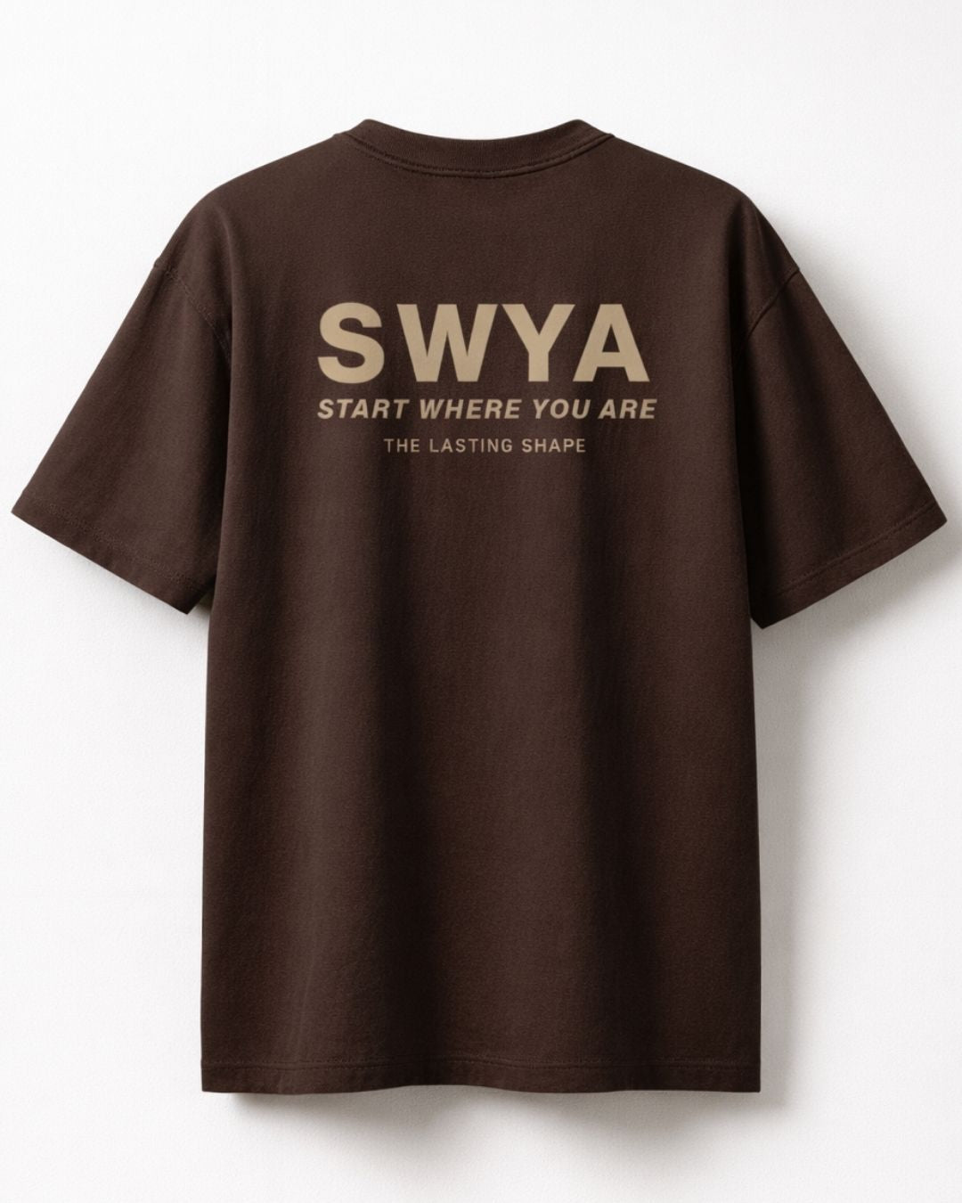 SWYA Oversized T-Shirt - Brown