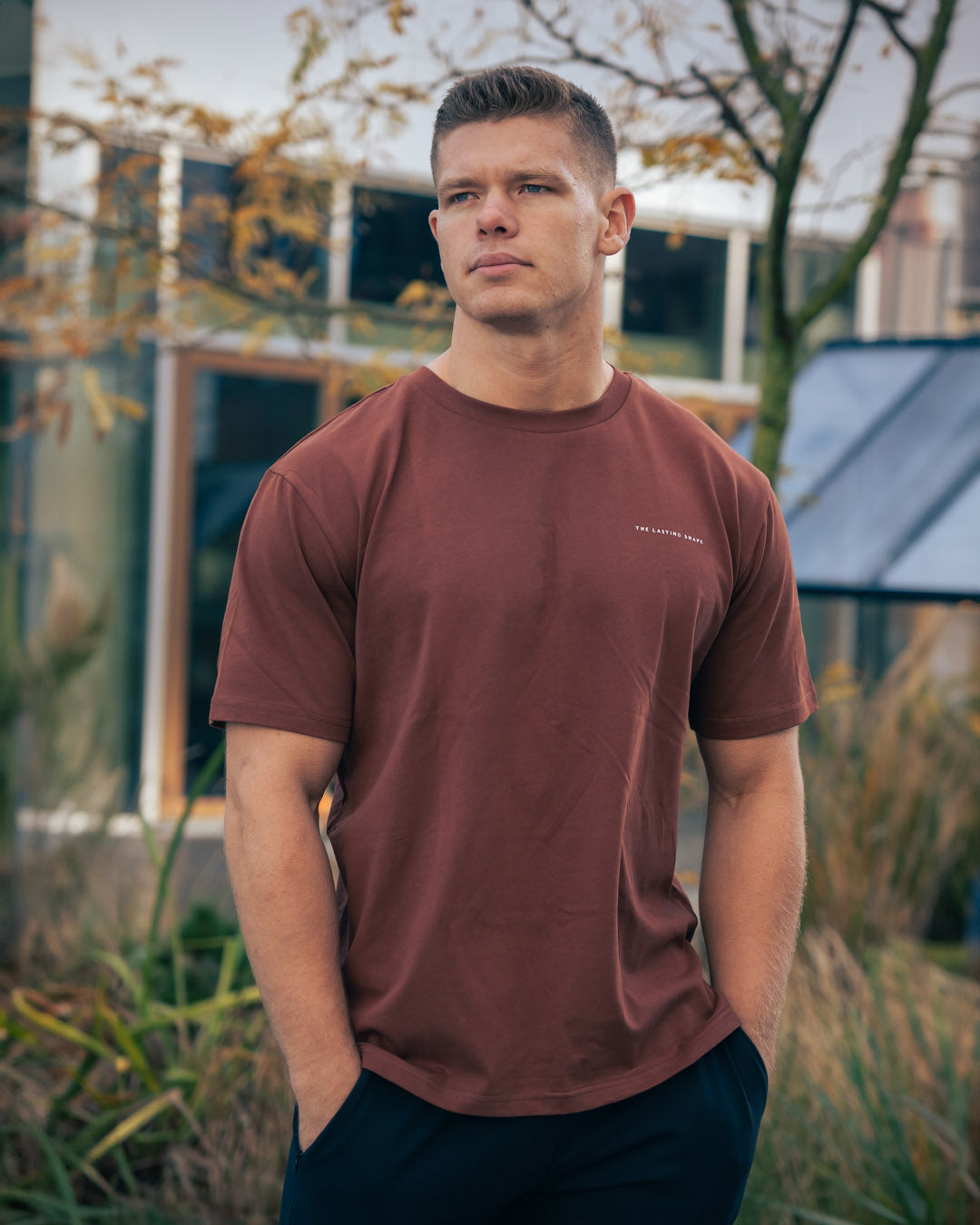 Comfort fit T-shirt - Mocha