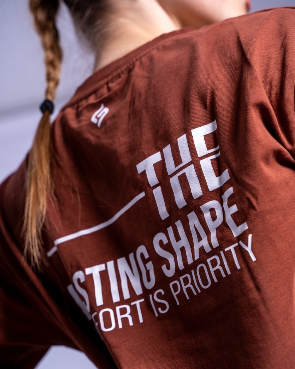 Comfort fit T-shirt - Mocha - The Lasting Shape