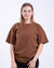 Core OverSized T-shirt Brown