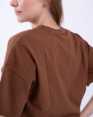 Core OverSized T-shirt Brown
