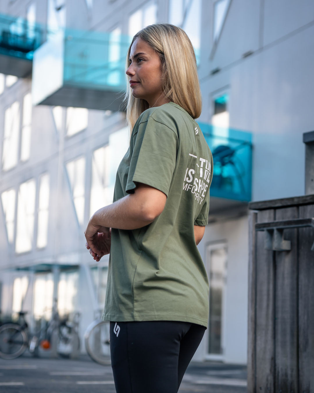 Comfort fit T-shirt - Olive