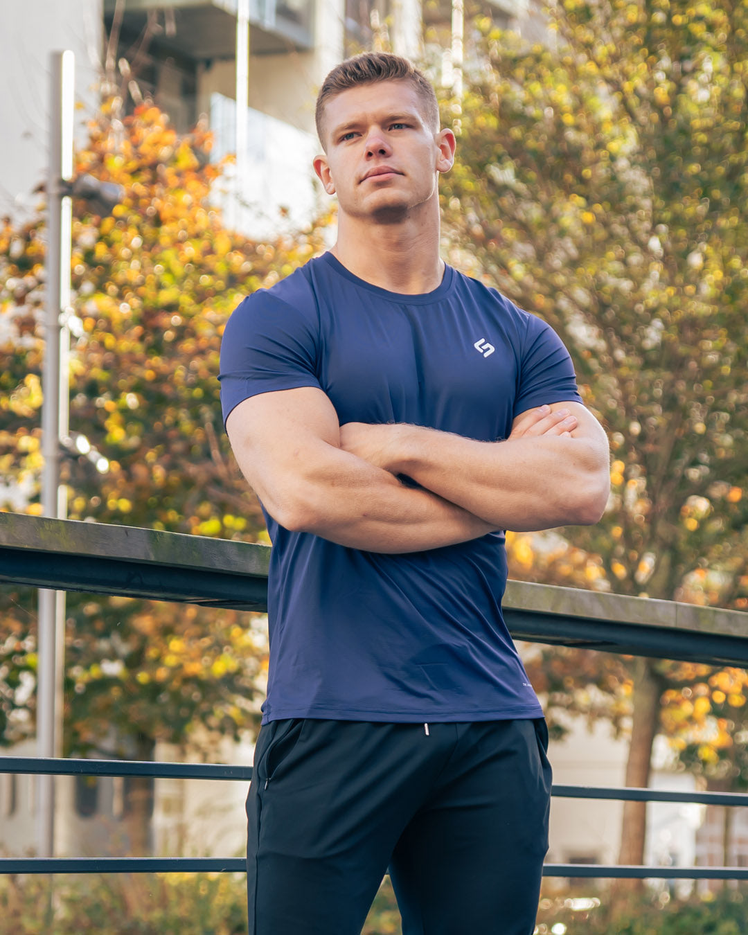 Core Mesh T-shirt - Navy