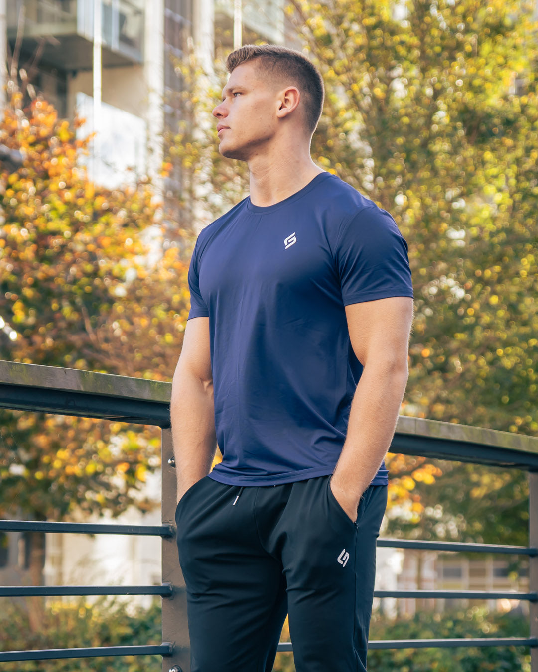 Core Mesh T-shirt - Navy