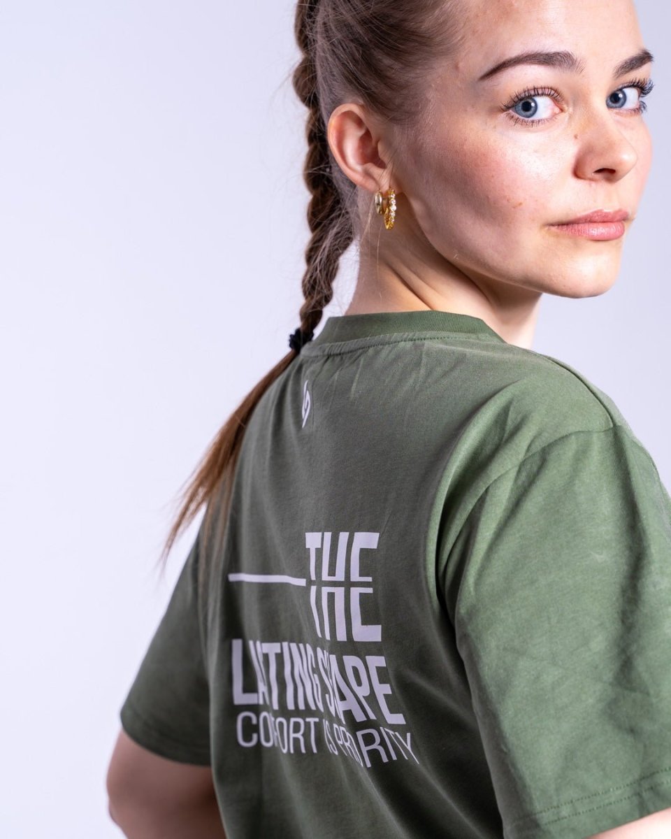 Comfort fit T-shirt - Olive - The Lasting Shape