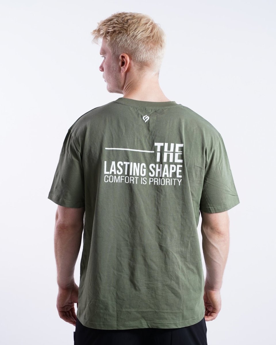 Comfort fit T-shirt - Olive - The Lasting Shape