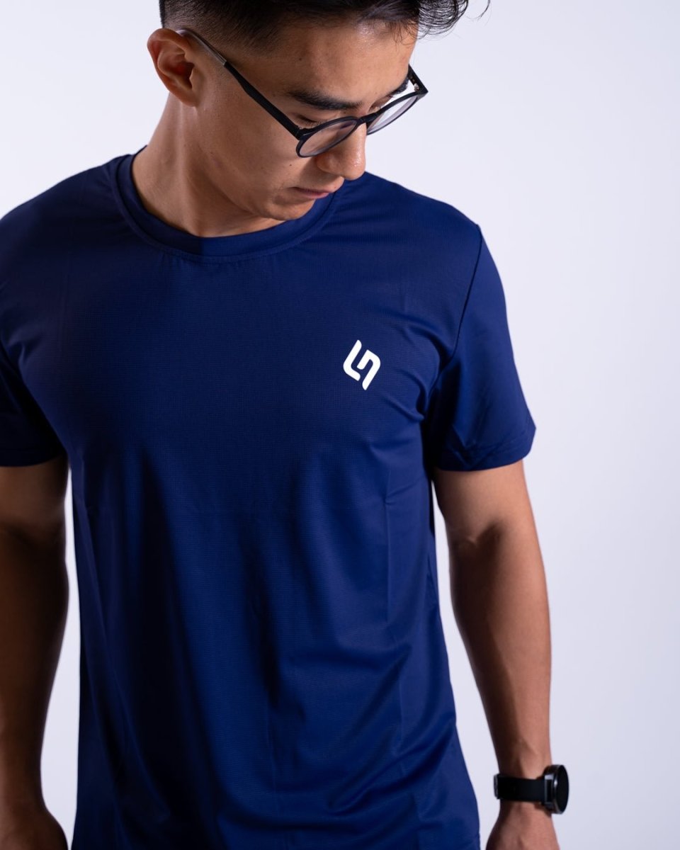 Core Mesh T-shirt - Navy - The Lasting Shape