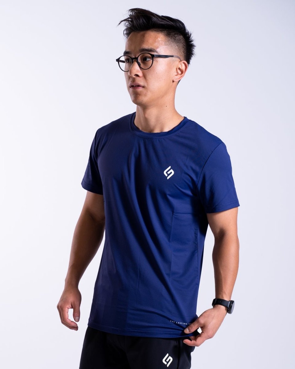 Core Mesh T-shirt - Navy - The Lasting Shape