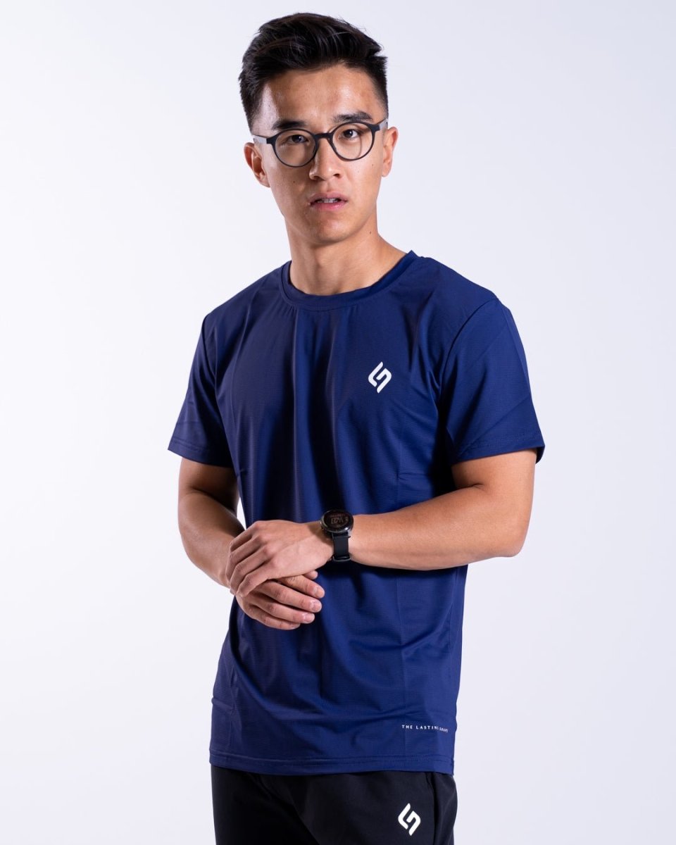 Core Mesh T-shirt - Navy - The Lasting Shape