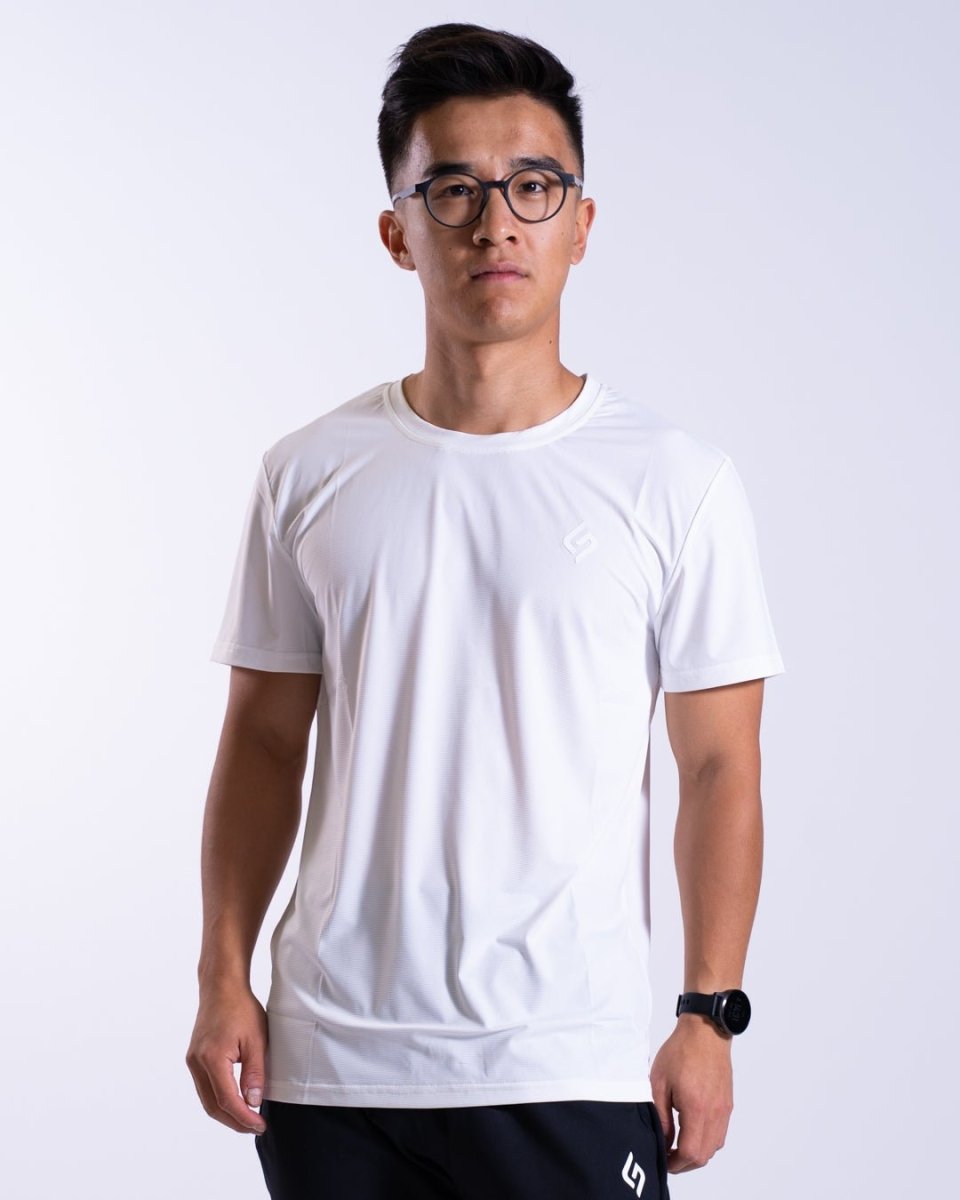 Core Mesh T-shirt - White - The Lasting Shape