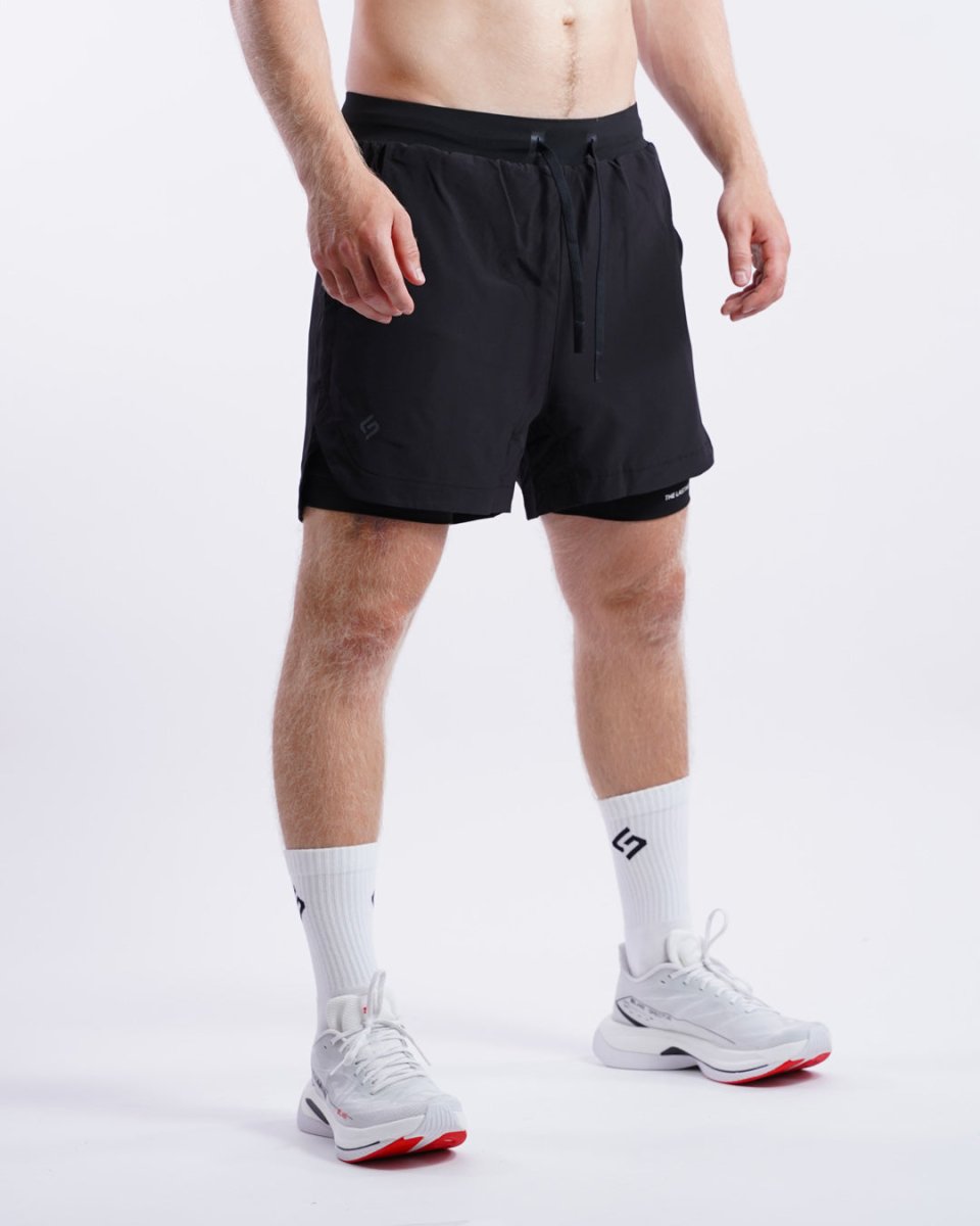 Trek Shorts 2in1 - Black - The Lasting Shape